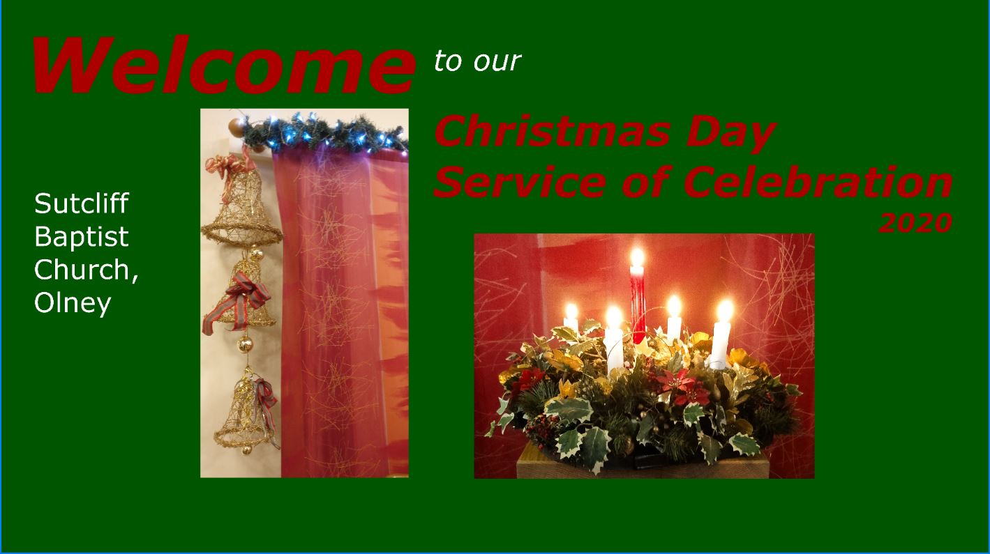 Christmas Day Welcome Screen